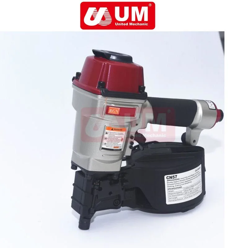 Um Professional Air Nailer Gun Cn57 Industrial Construction Siding Coil Nails