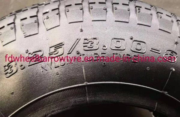 3.50-8 Wheel Rubber Tire for Wheel Barrow to Brazil