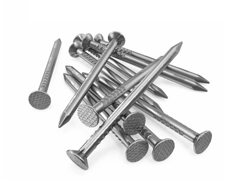 Factory Supply 25mm Silver Mild Steel Shuttering Round Head Common Nails