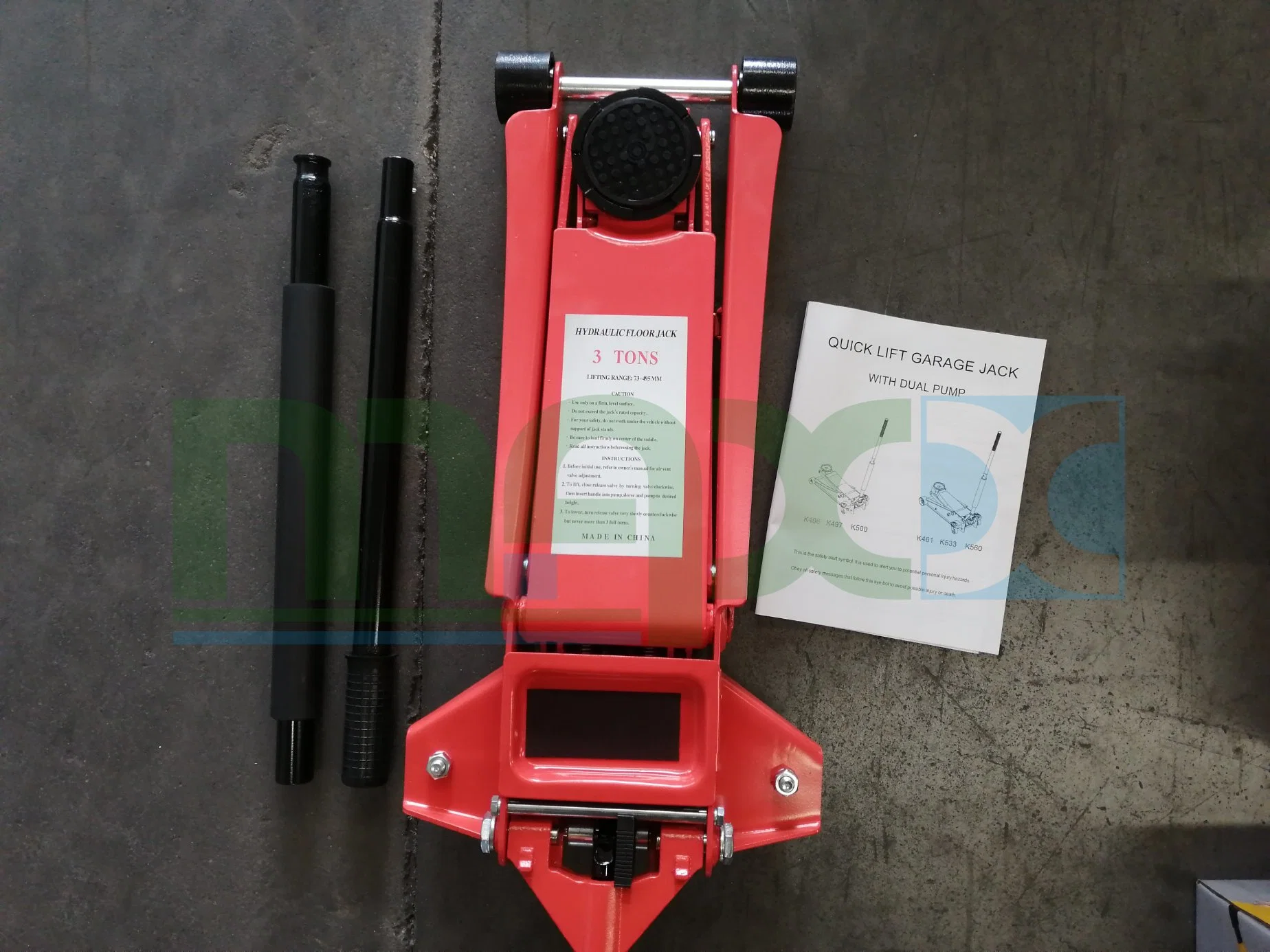 3 Ton Hydraulic Jack Auto Repair Tools Dual Pump Floor Jack