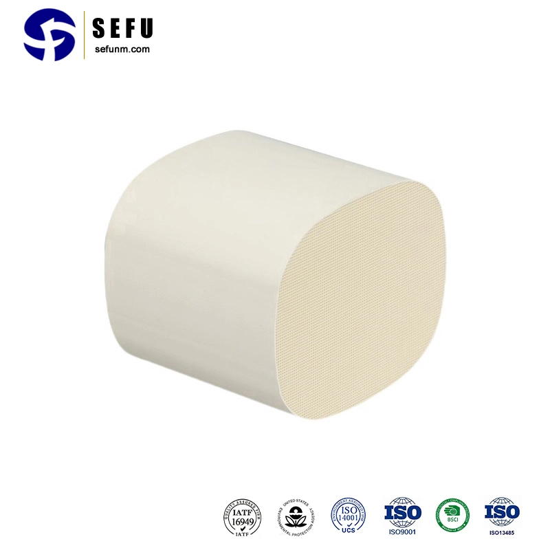 Sefu Ceramic Catalyst Substrate Automotive Three-Way Catalytic Converter Ceramic Filter Element White Carrier