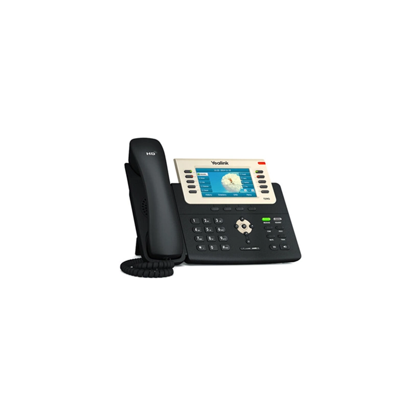 هاتف Gigabit احترافي مع هاتف SIP-T29G VoIP بشاشة LCD ملونة لـ الينك