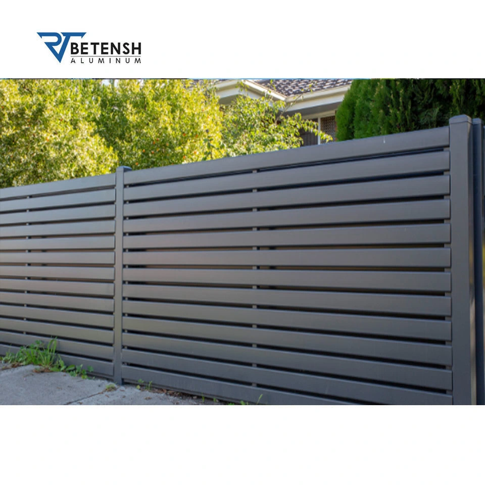 Hot Sale and Factory Price Easily Assembled DIY Durable Powder Coated Best Cost Performance Aluminum Slat Fence