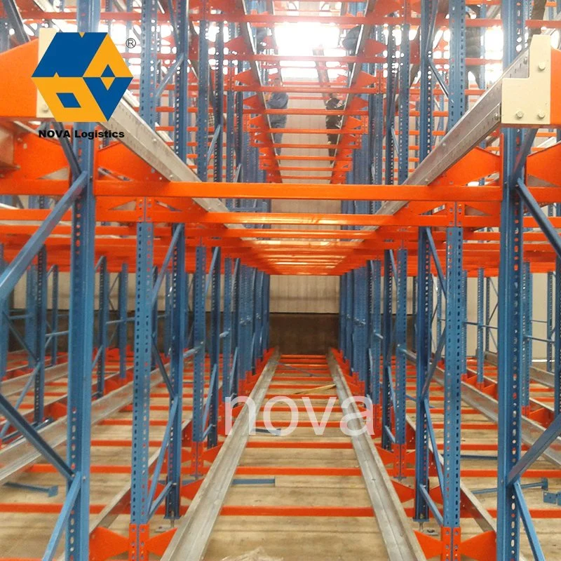 Automated 4 Way Radio Shuttle Car Logistics Storage Warehouse Steel Shelf Heavy Duty Pallet Rack for Cold Room