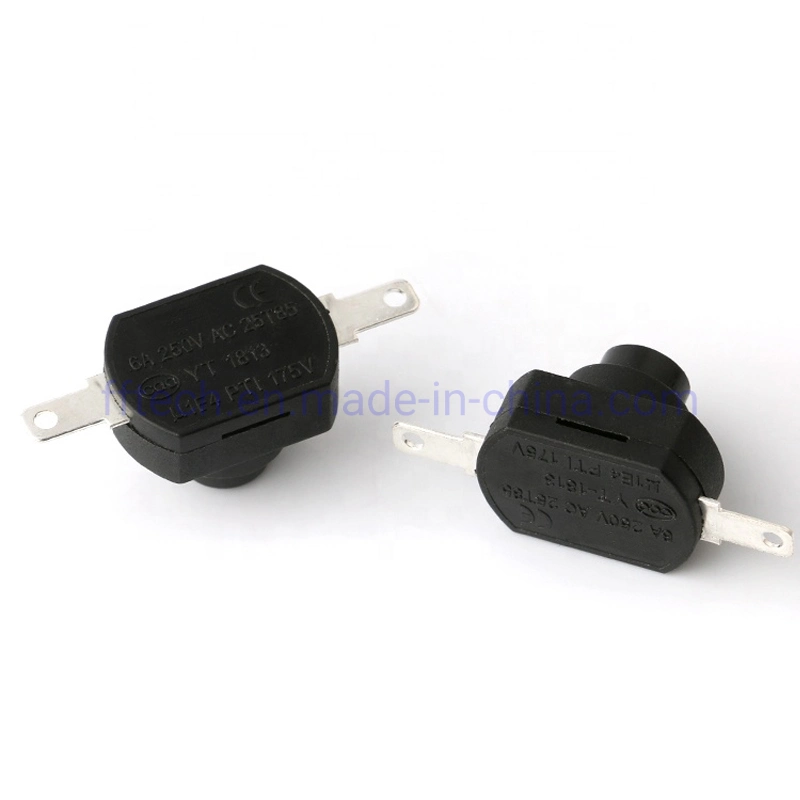 Factory Supply 19mm Surface Mounting on-off Push Button Switch 2 Pin 6A 250V AC 25t85 Push Switch