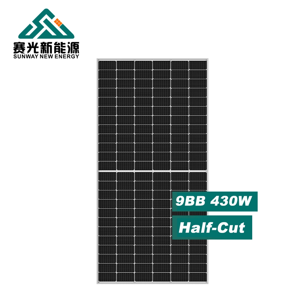 6bb Bifacial Solar Panel 420W Monocrystalline Perc Solar Panel Half Cell 144 Cells