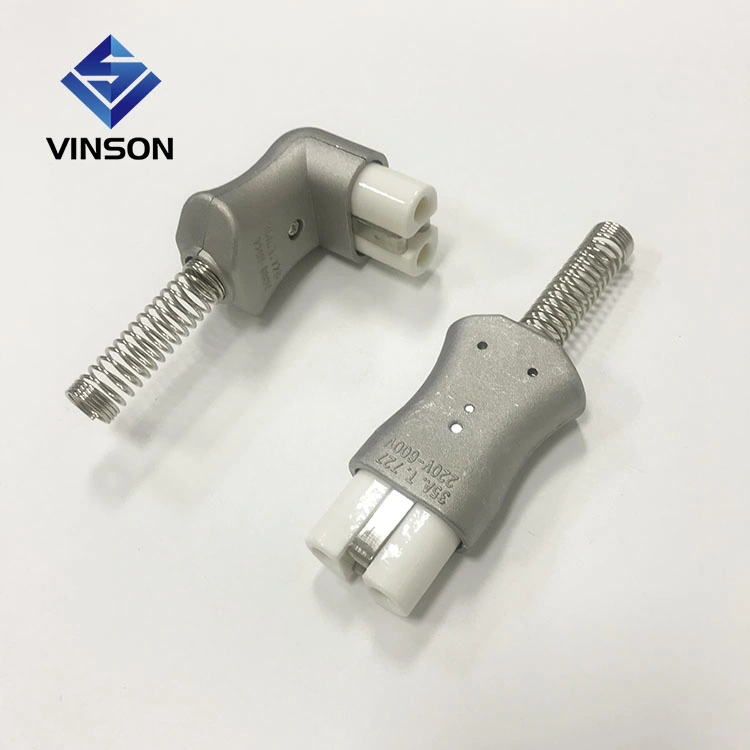 High Temperature European Aluminium Type 35A Heater Plug & Porcelain Connector for Band Elements