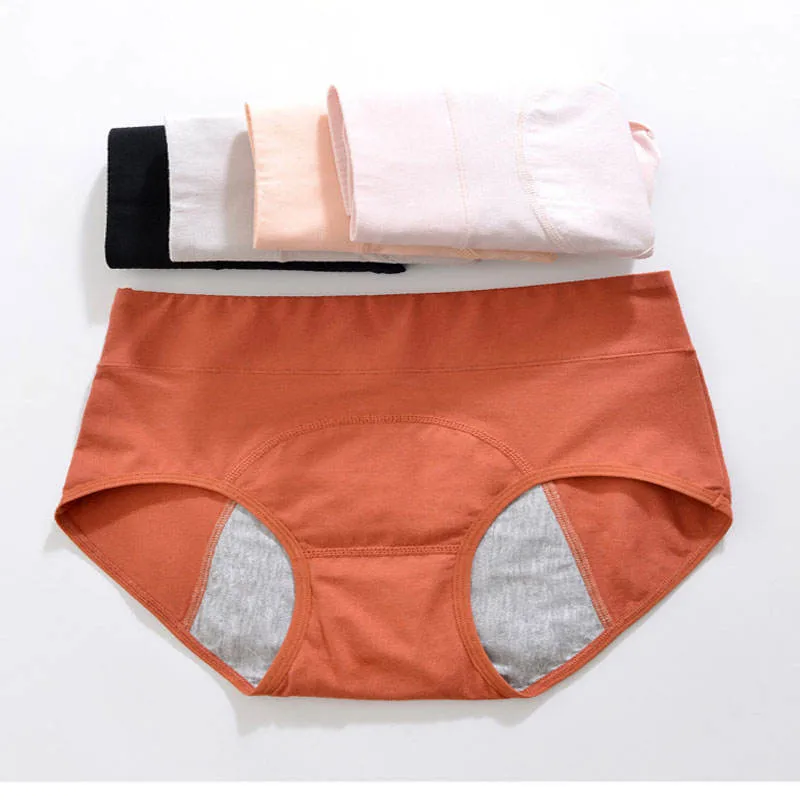 High Waist Physiological Pants Women's Pure Cotton Menstrual Pants Menstrual Leak Proof Aunt Women's Shorts