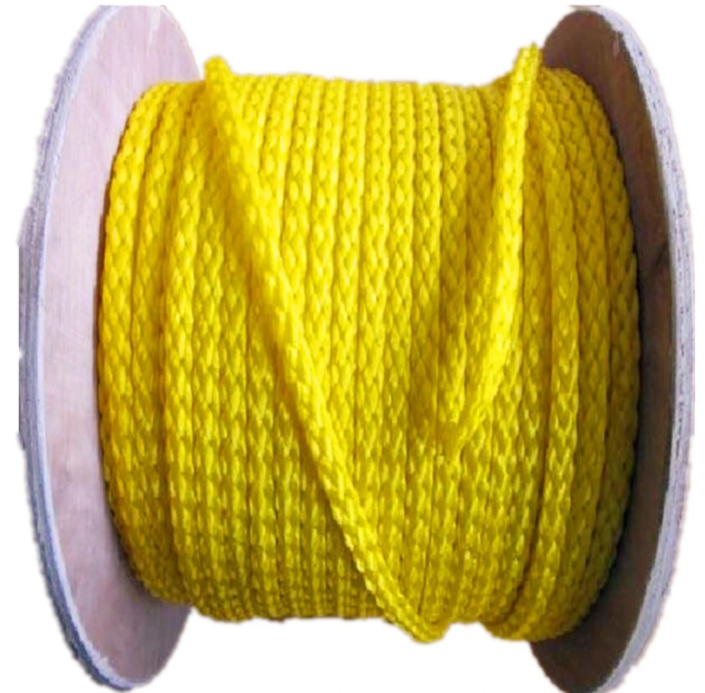 Hochwertige HDPE 3 Stränge Seil Kunststoff gedrehten PE Angeln Seile PP