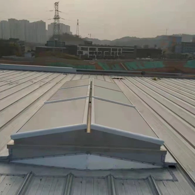 Ventilation Skylight Natural Smoke and Heat Exhaust Ventilation System for Steelmaking Workshop