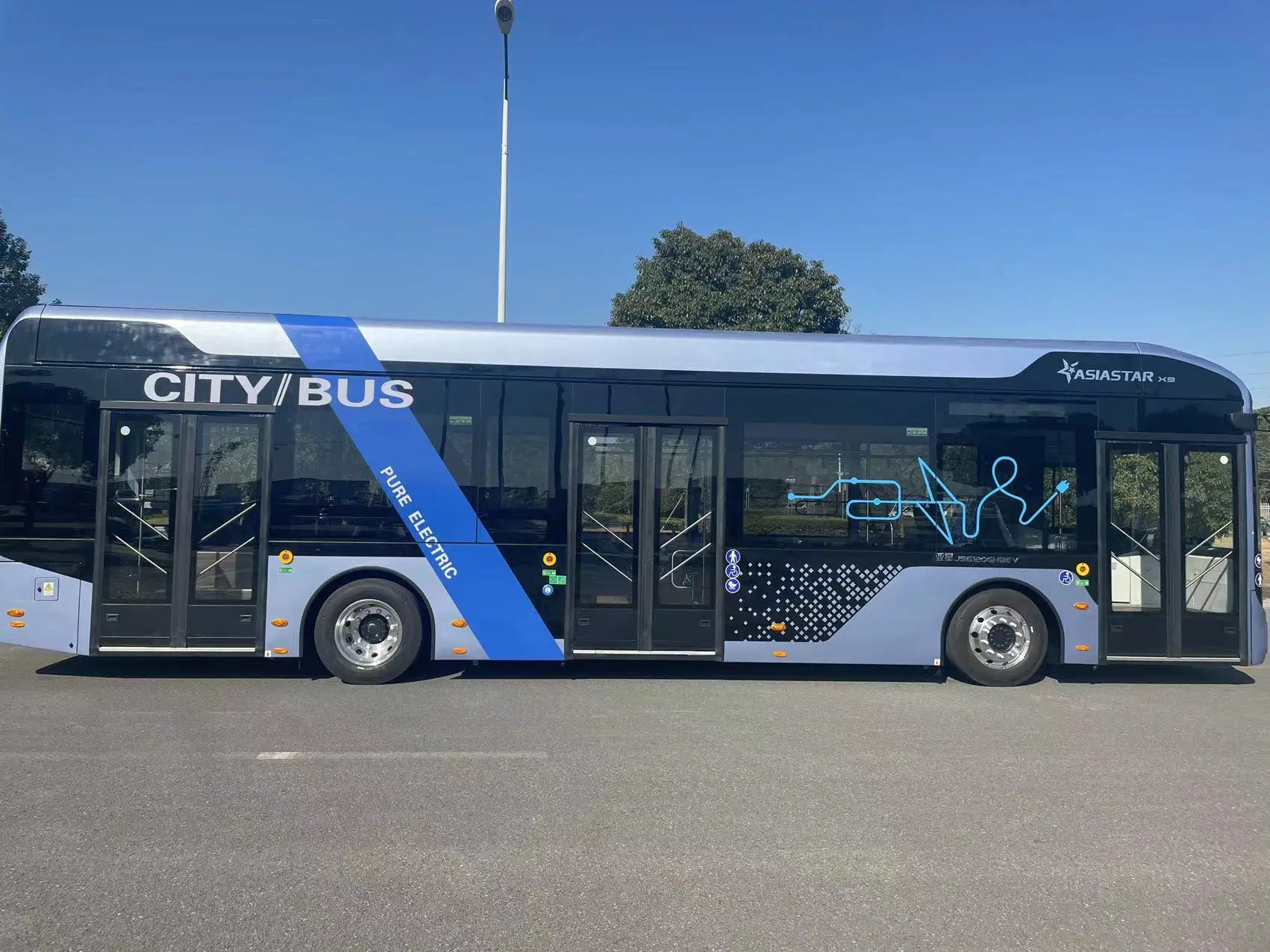 Autocarro Eléctrico puro com Wvta ECE/12m Bus