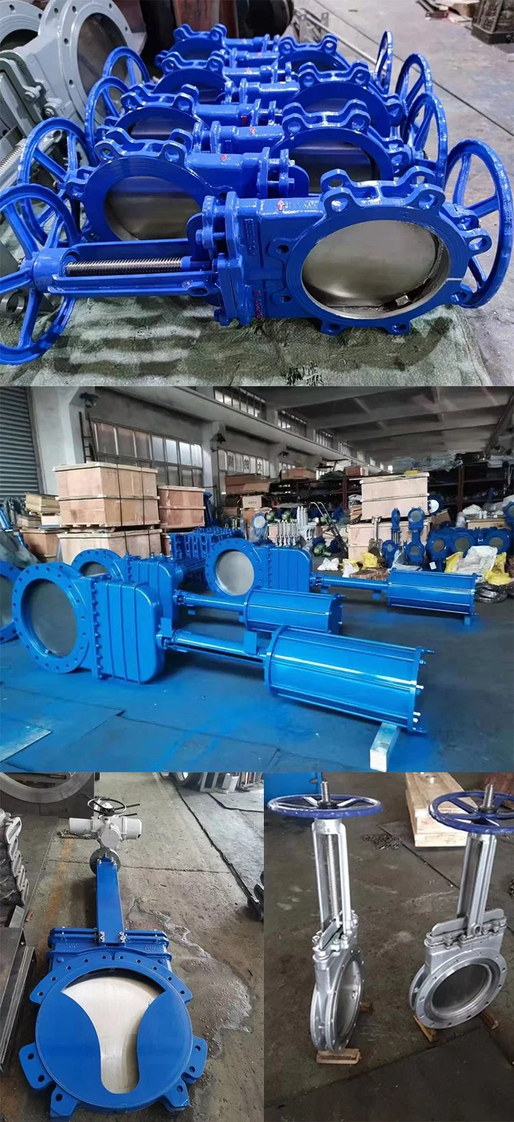 Manual Wcb Knife Gate Valve with Hand Wheel