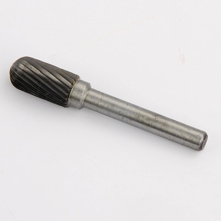 6mm Tungsten Carbide Burs Bits in Tools Long 1/4" Shank Set Metal Carving Drilling Polishing File for Die Grinder Carbide Burr