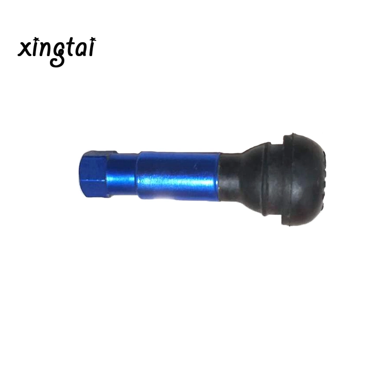 Snap in Tubeless Car Tire Valve Aluminum and Natural Rubber Tr413c