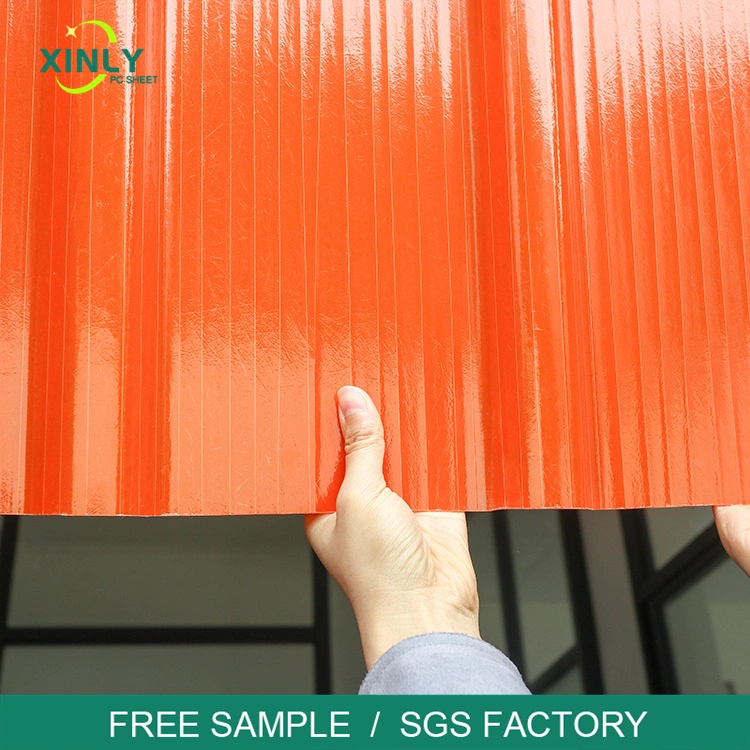 Hot-Selling Color-Lasting Waterproof PVC Roofing Corrugated Plastic Sheet