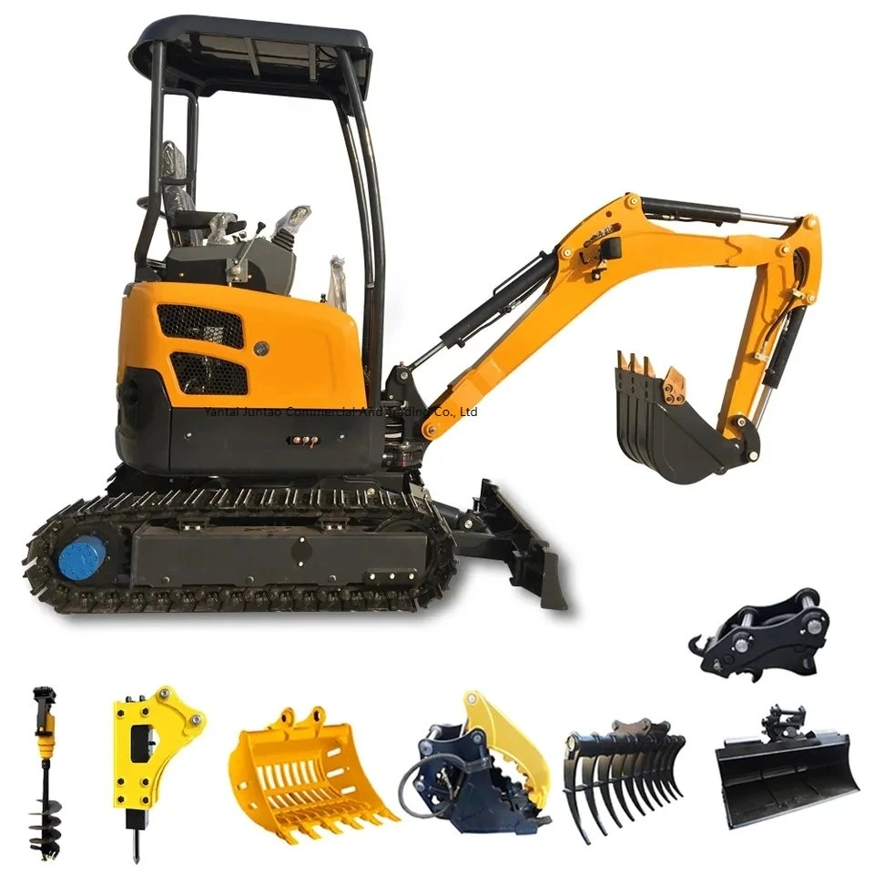 Chinese Crawler Small Digger Mini Excavator Price for Sale with Bucket New Volvo Crawler Excavator with Fuel Saving