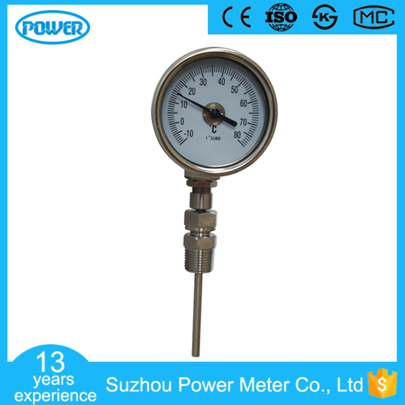 60mm Every Angle Type Stainless Steel Thermometer