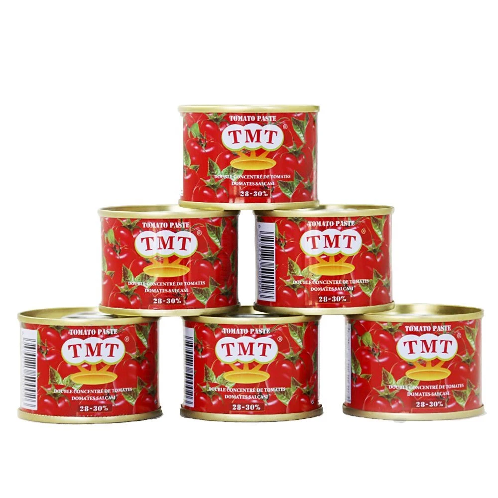 Tomato Paste China Factory Tomato Paste 70g*50tins Can Tomato Paste