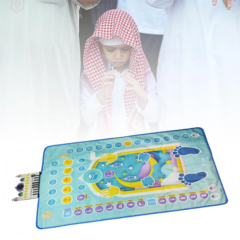 Electronic Turkish Prayer Mat Islamic Prayer Rug for Children Premium Ramadan Prayer
