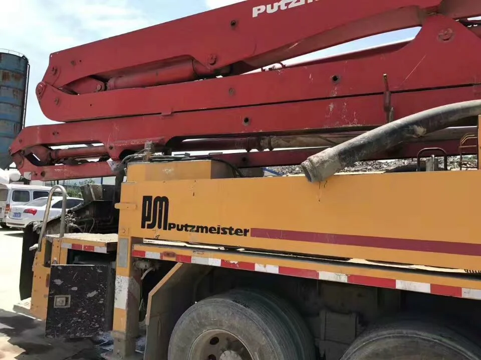 Putzmeister Concrete Pump Truck 38 mètres équipement lourd