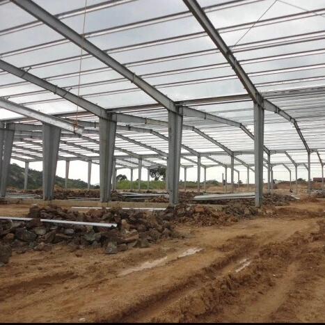 Arch Style Prefabricated Light Steel Structure Storage Building