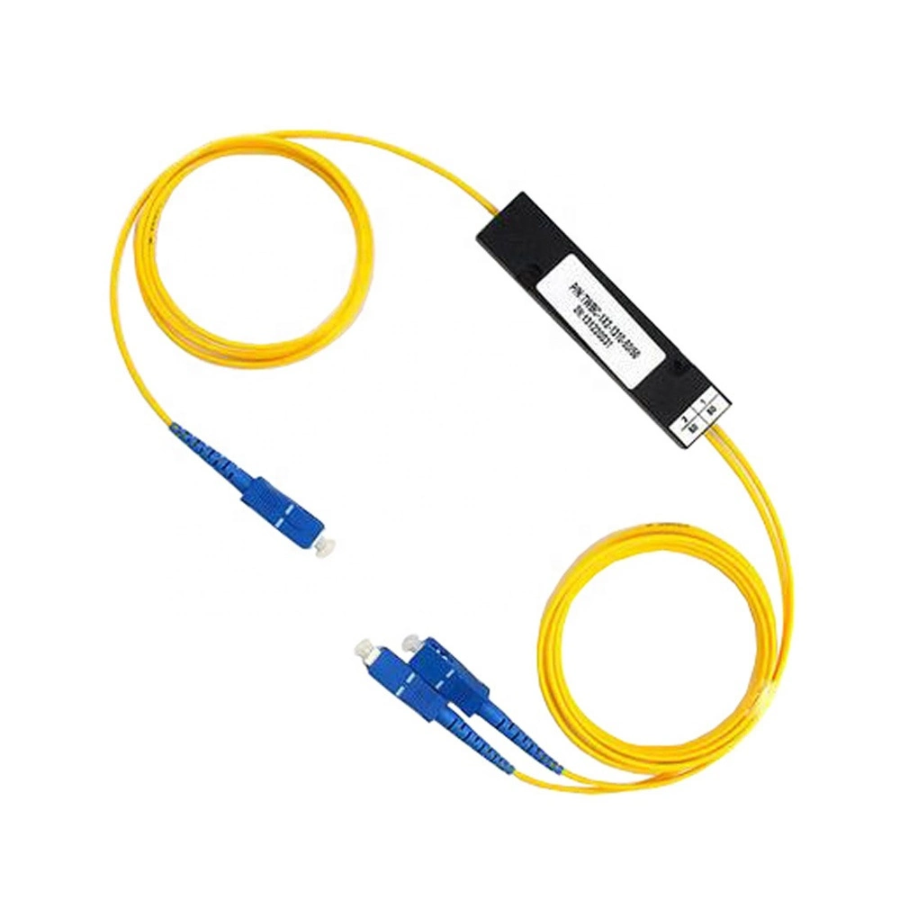 Módulo de comunicación óptica FTTH Divisor de Ftb Mini Tubo de acero de 1X2 de fibra óptica Acoplador de fbt sistema CATV