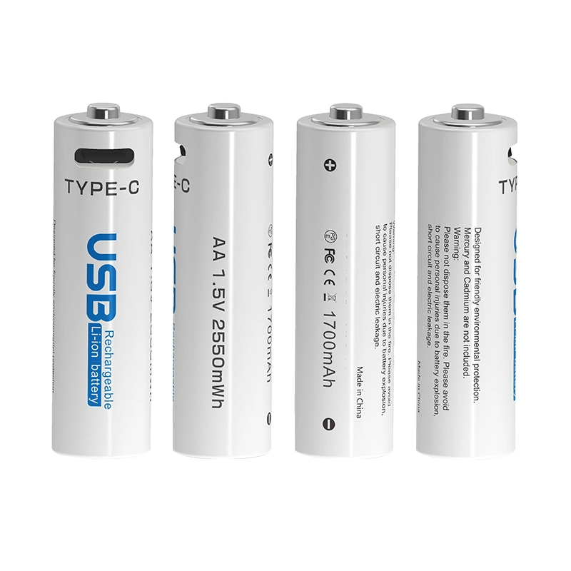 Hot Selling /Rechargeable Lithium Battery/Smart Charging/1.5V 1700mAh AA