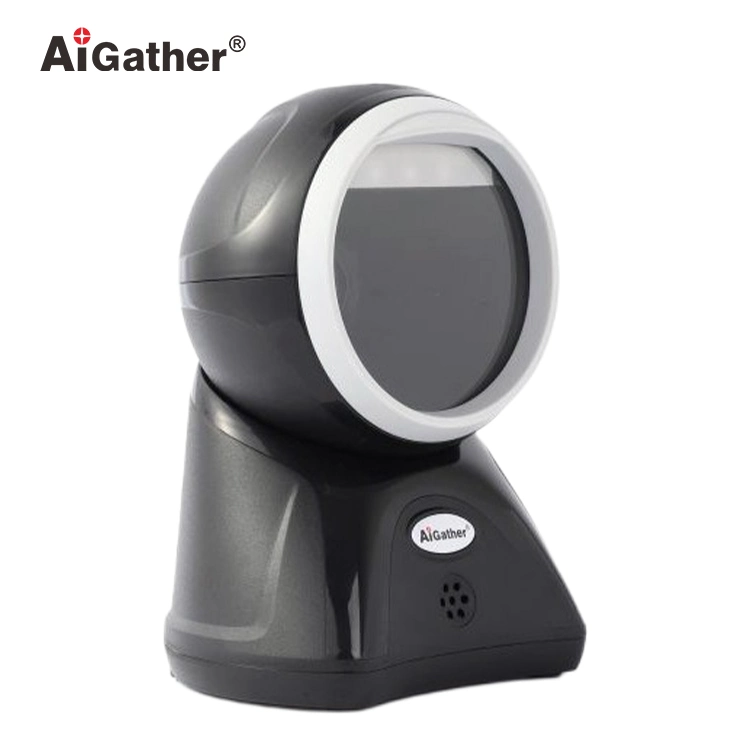 1g CPU Desktop 2D Qr Code Barcode Scanner with Global Shutter