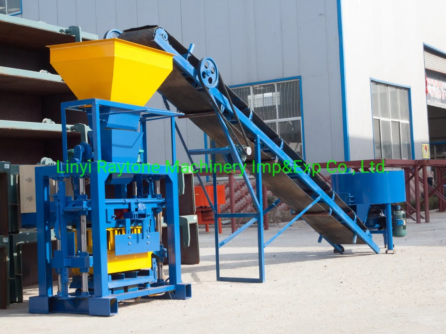 Cinder Block Forming Plant Concrete Block Manufacturing Equipment