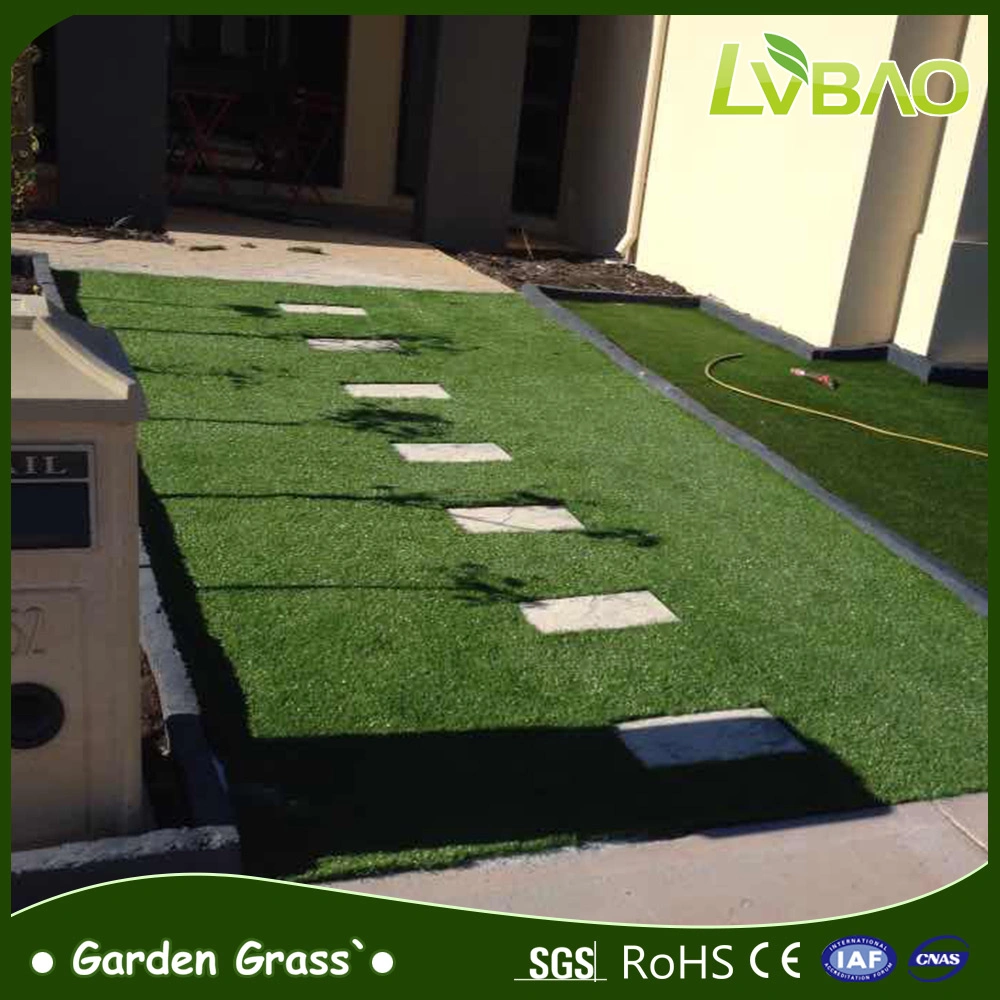 LVBAO UV-Resistance Home Synthetic Anti-Fire Lawn Strong Yarn Natural-Looking Artificial Grass