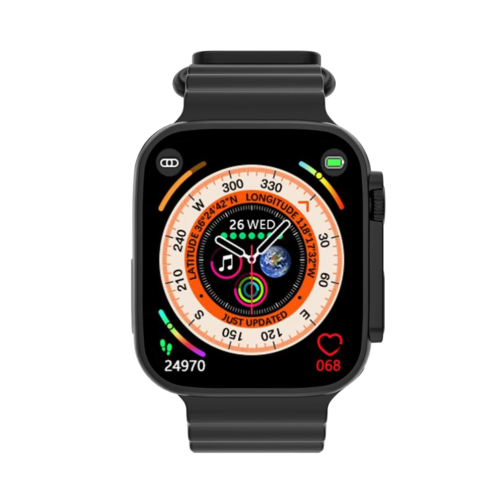 2023 Hot Selling Factory Smartwatch Fitness Direct Waterproof Bt Call Smart Watch Watches Big Screen Men Manufacturer Custom Logo Sdk