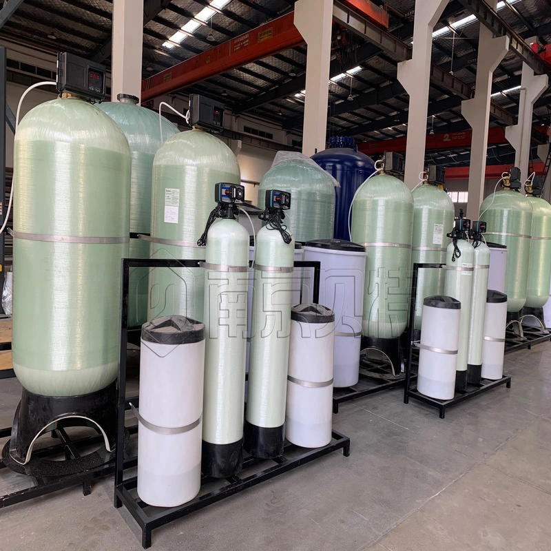 Resin Exchange Industrial Water Softener System Wtih FRP Tank