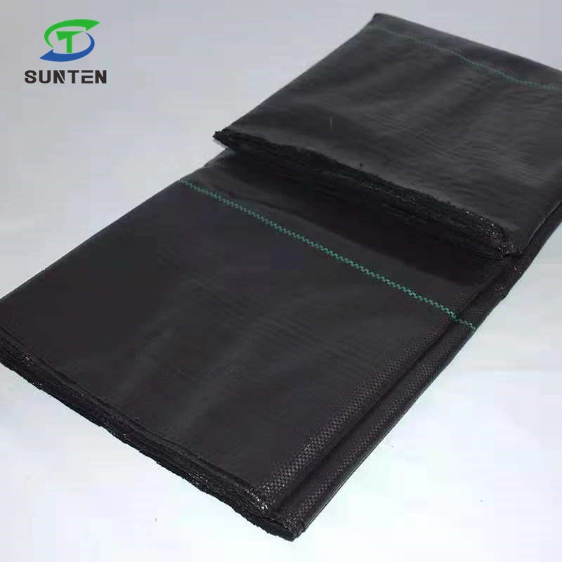 أسود/أخضر/أبيض 50% من مادة فيرجن PP/PE/Plastic Wed Control Geotextile/Fabric للزراعة/الحديقة/منظر طبيعي