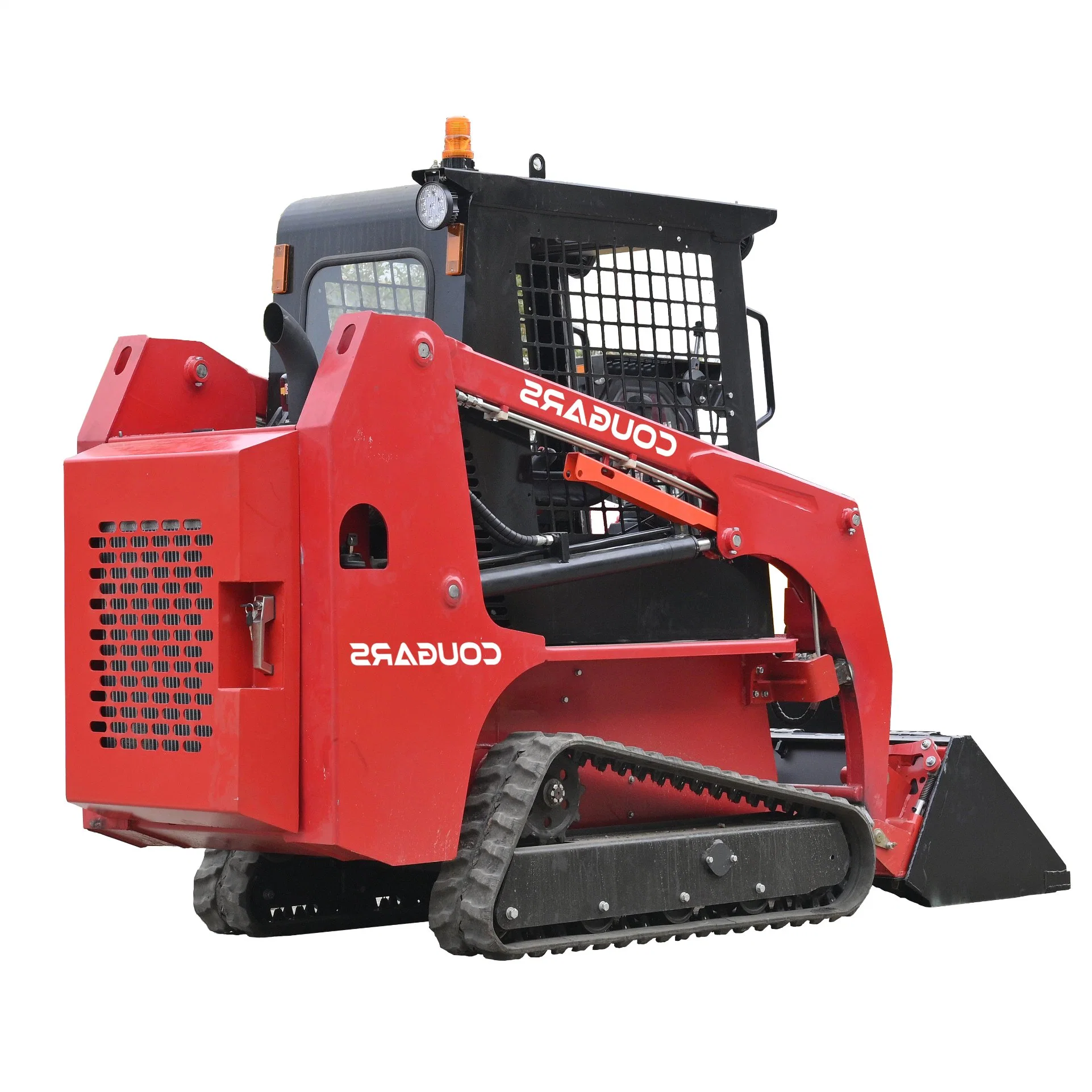 910mm Compact Mini Track Skid Steer Loader with 4 in 1 Bucket