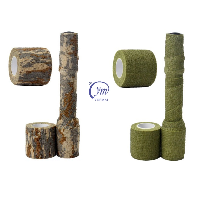 5mx4.5cm Camouflage Self-Adhesive Non-Woven Fabric Wrap Stretch Bandage Stealth Tape