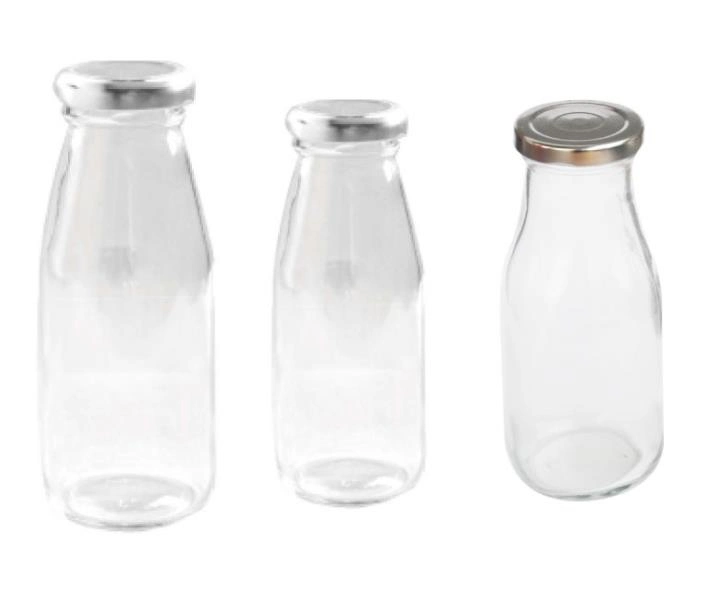 200ml 270ml Bottle Glass with Aluminum Cover, for Water, Beverage