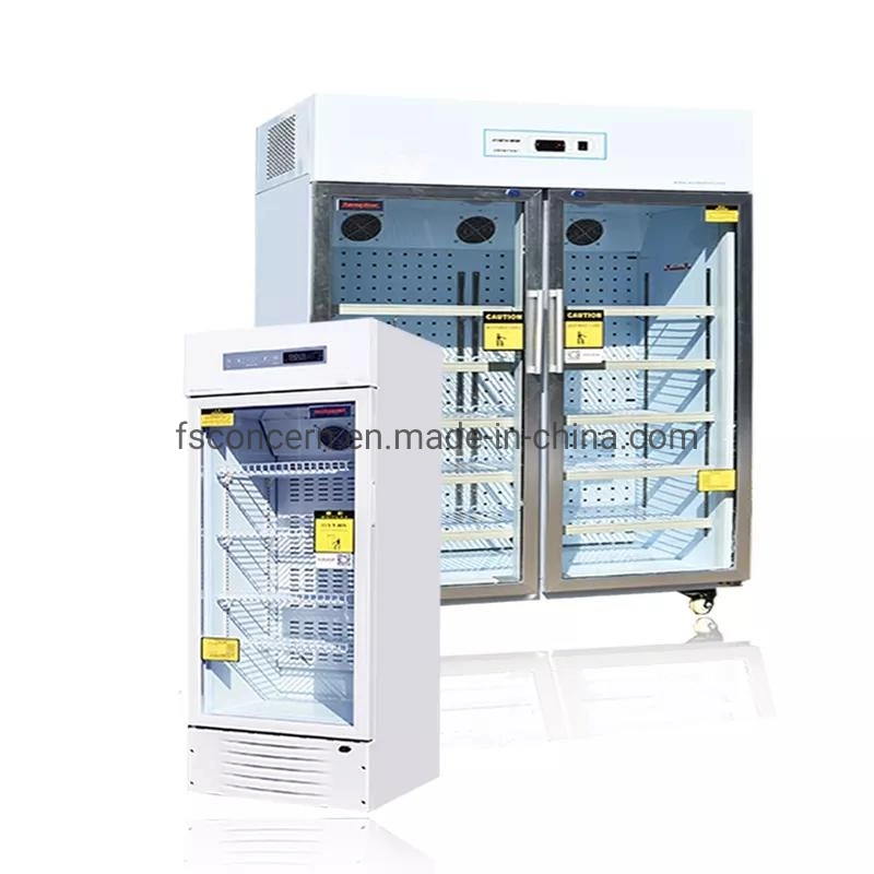 Vertical 120L Blood Bank Refrigerator Singel Door Hospital Mini Medical Fidge