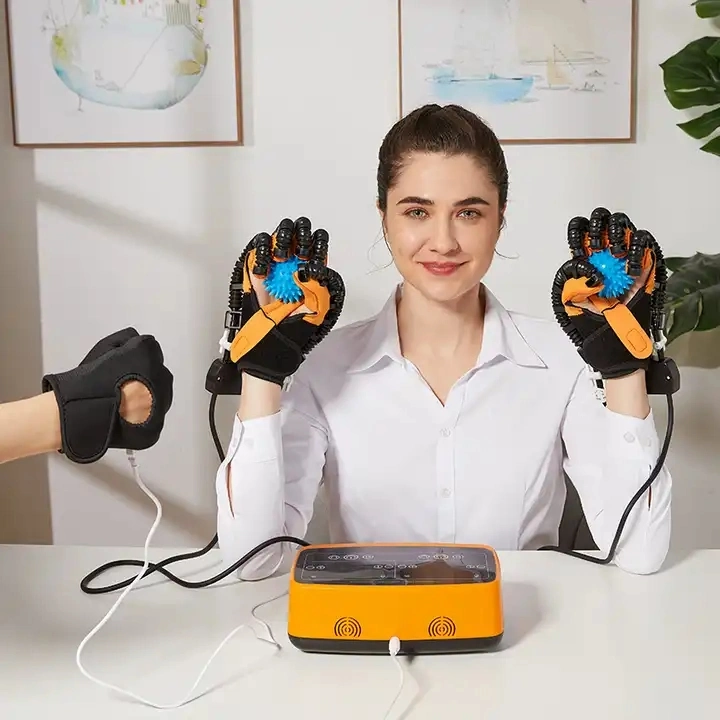 Electric Finger Exercise Tools Help with Finger Extension Training Massage Gloves Finger Training Gloves