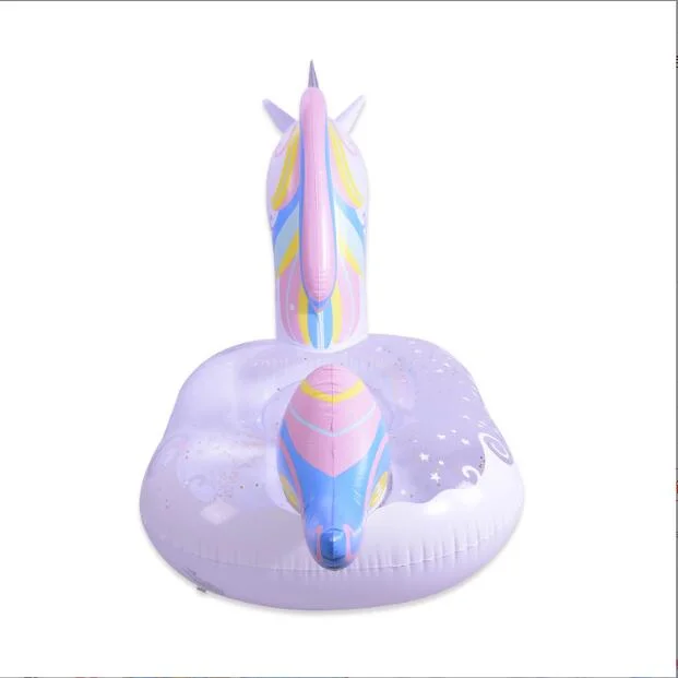 Inflatable Unicorn Children Infant Floating Platform Swimming Ring