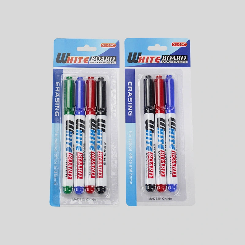 Classic and Durable Dry Erase Markers 4 Colors Custom Whiteboard Marker Pen