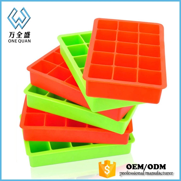 Silicone Ice Cube Trays with Lids, Makes 21 Ice Cube Each