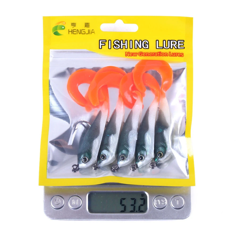 7 Cm/10 G Single Hook for Lead-Covered Ice Fishing Bait