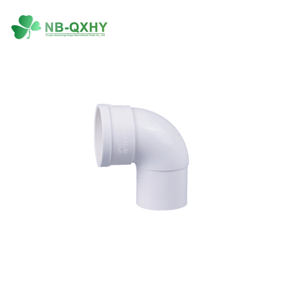 China OEM Plastic PVC Drain Quick Pipe Fitting Saddle Clamp