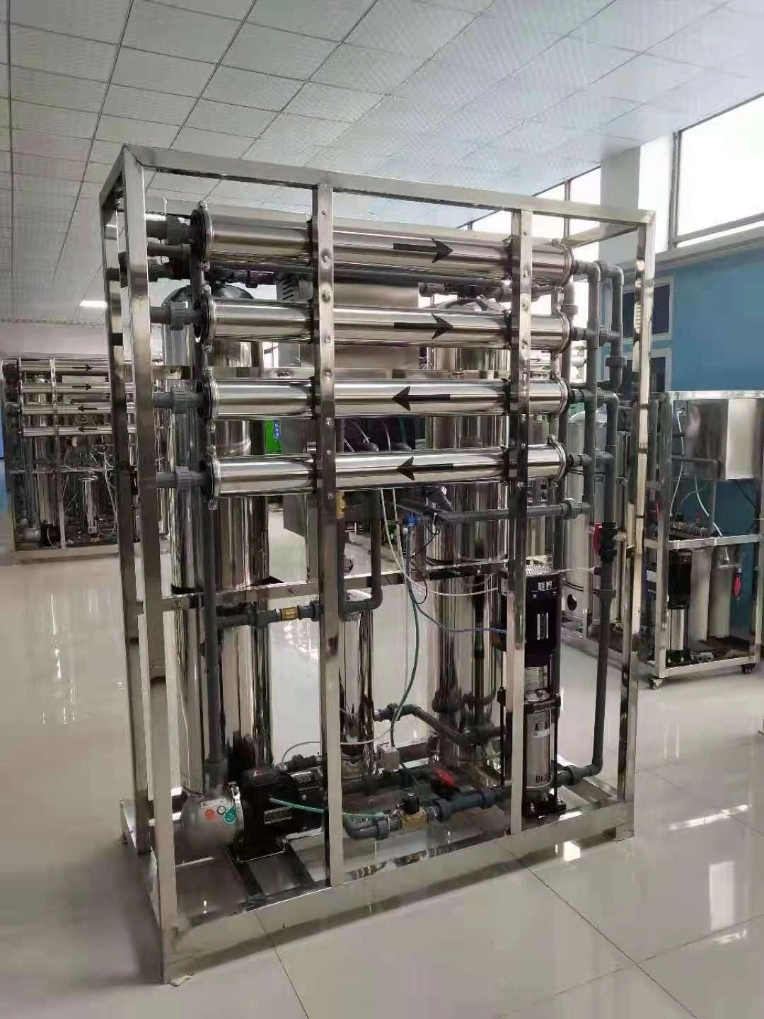 RO 1000 Lph purifiée Usine de traitement de l'eau potable du système de dessalement 1000lph petit RO RO Traitement d'eau purificateur d'eau du système d'Osmose Inverse