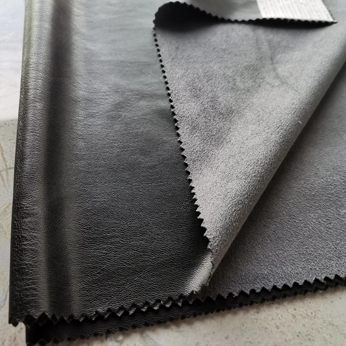 DMF Free Recycled PU Leather with Grs Certificate for Garment