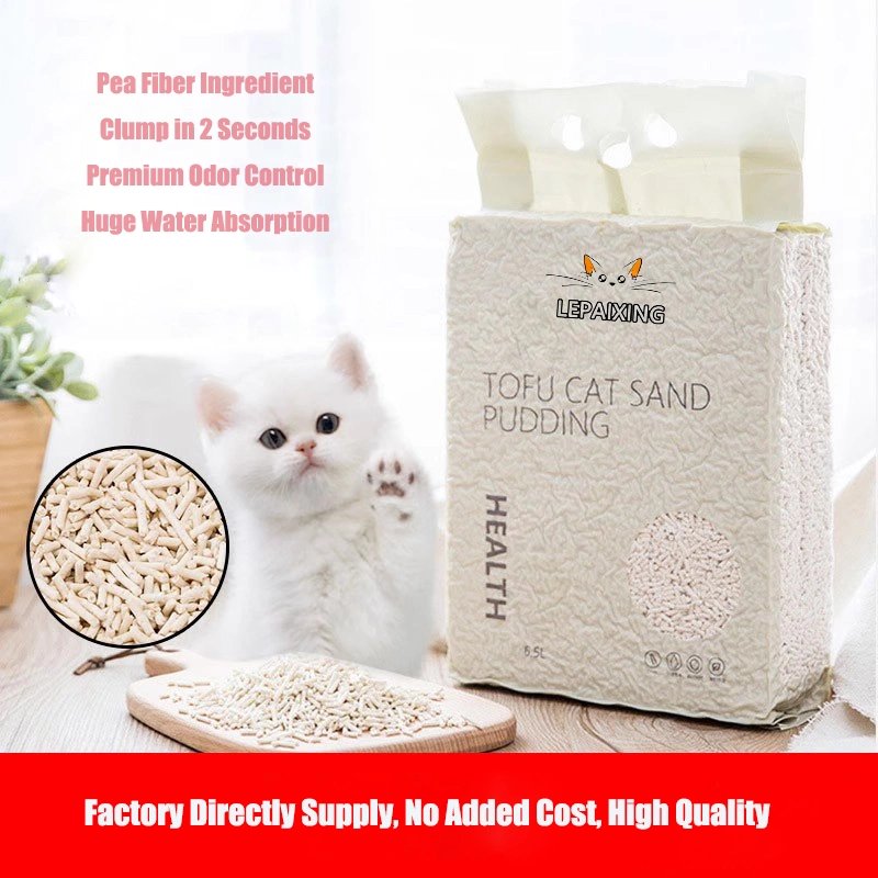 Food Grade Material Eco Friendly Tofu Cat Litter Dust Free