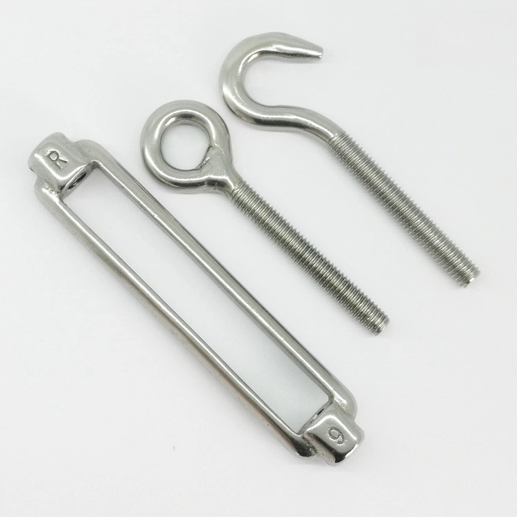 DIN1480 Galvanized M24 Large Size Turnbuckle with Hook and Eye