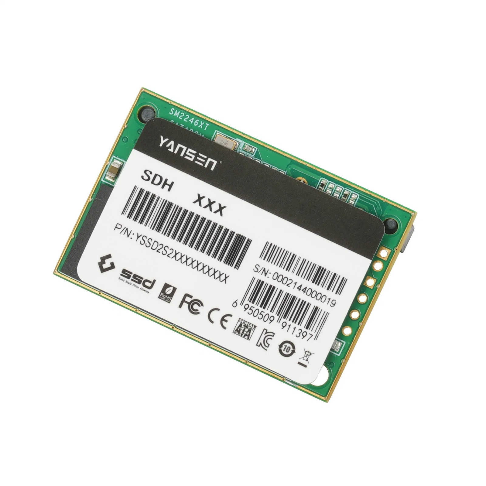 Yansen SATA Dom Disk on Module SSD SLC MLC for Embeded System Aiot and Factory Automation