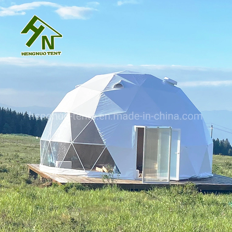 Durable Hot DIP Galvanized Steel Frame Q235 UV Resistant Beach Camping Dome Tent for Seaside Resort