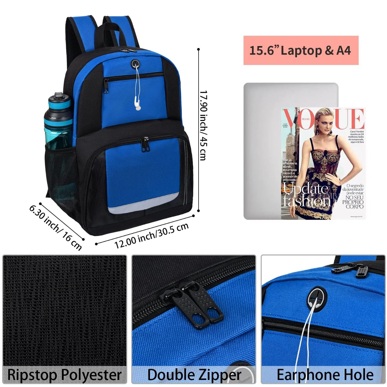 Mochila de viaje exterior impermeable ligero de la bolsa de deporte de hombres, mujeres caminatas Camping mochilas bolsas de la Escuela de moda